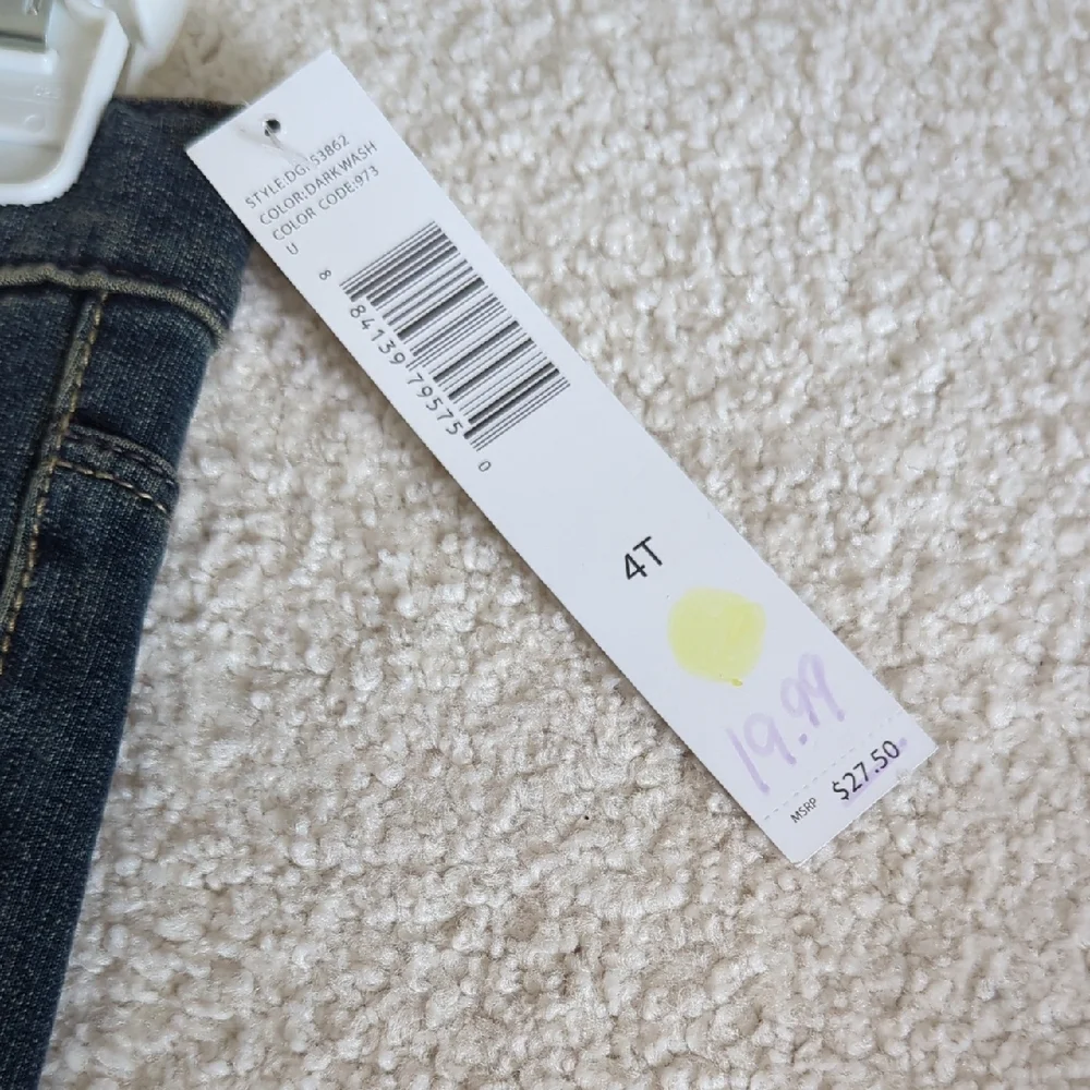 DKNY Denim Knit Jeans Dark Blue